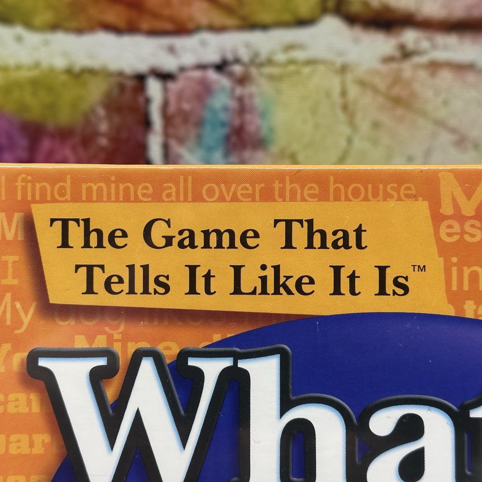 What’s Yours Like? PATCH 2007 Fun Laughs Family Party Game Ages 10+ Sealed NEW!