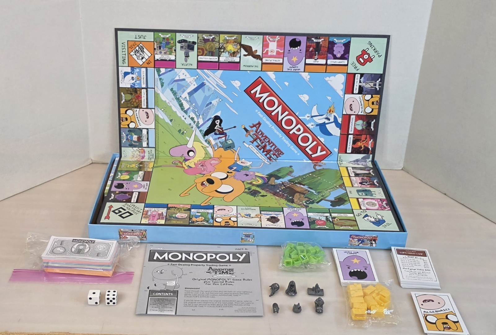 Monopoly Adventure Time Collector’s Edition Board Game Cartoon Network COMPLETE