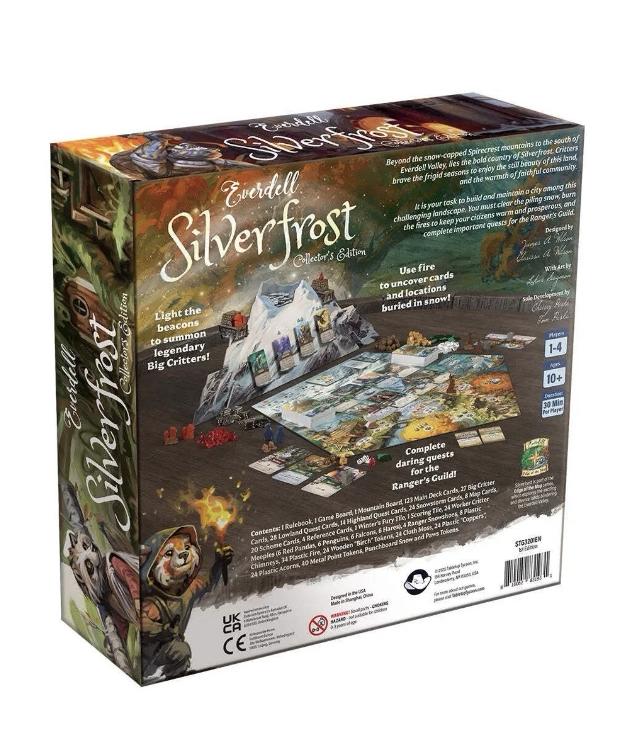 Factory Sealed Brand New Everdell Silverfrost Collector’s Edition W/ Promo Cards