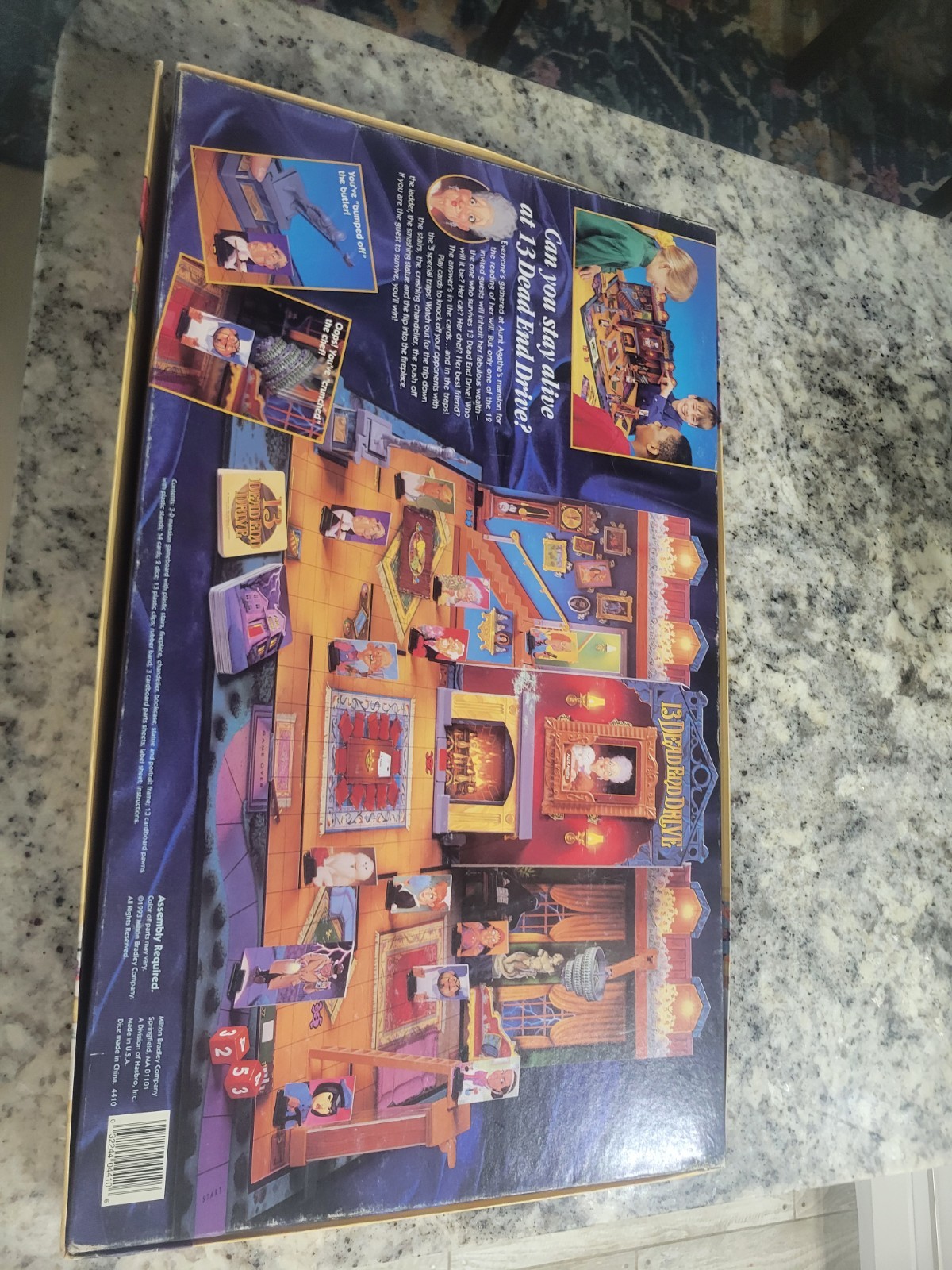 Hasbro 13 Dead End Drive Mystery Board Game Celebrating 25 Years 2+ 8+