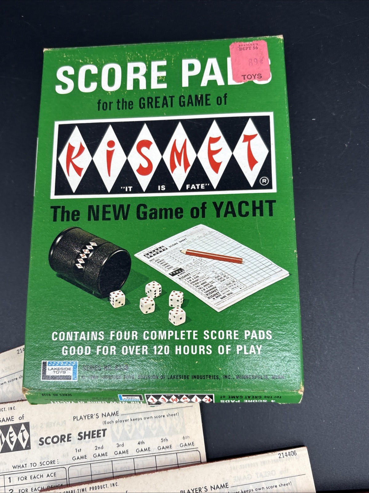 Vintage Yahtzee, Triple Yahtzee & Kismet Score Pads – 15 Pads Total