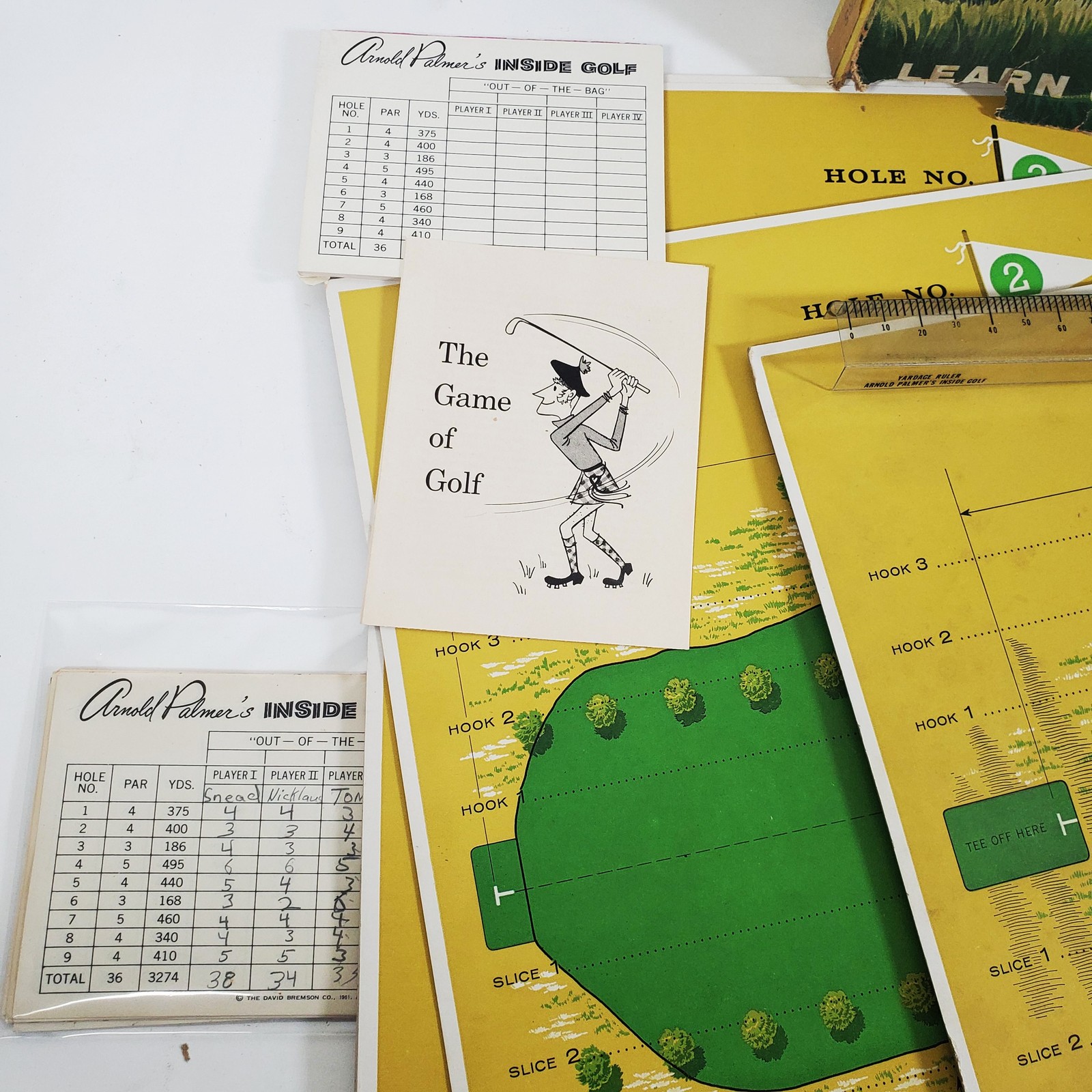 Vintage 1961 Arnold Palmer’s Inside Golf Board Game – Complete David Bremson Co.