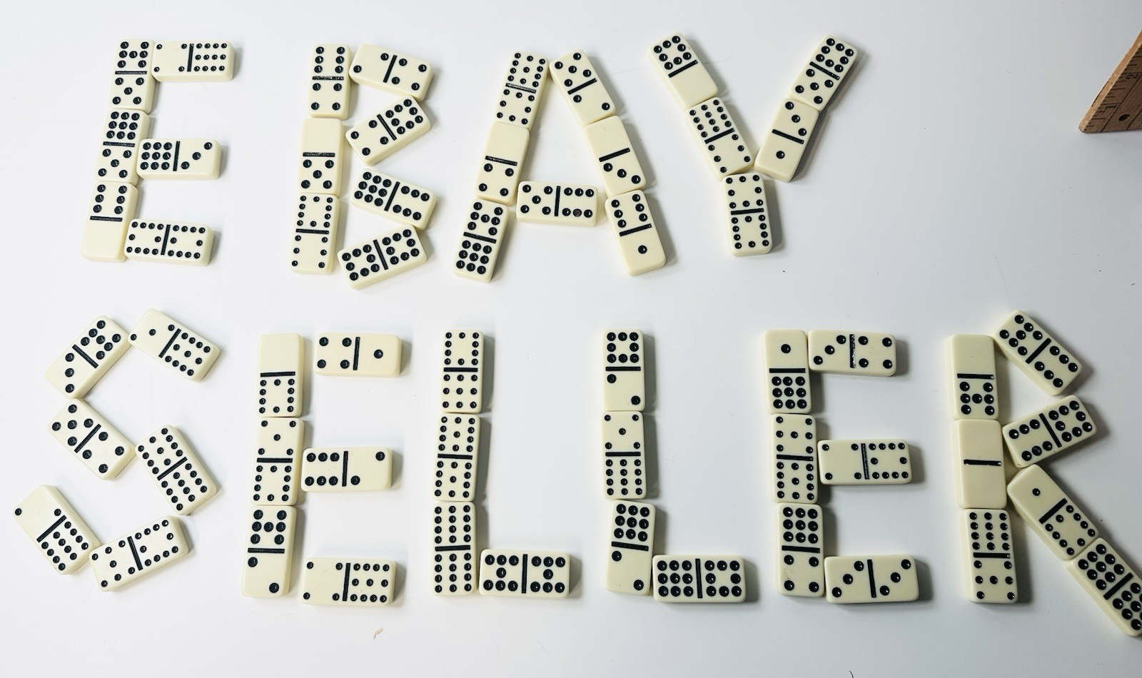 59 VINTAGE BAKELITE DOMINO SET Rare Ivory White VTG EUC Antique