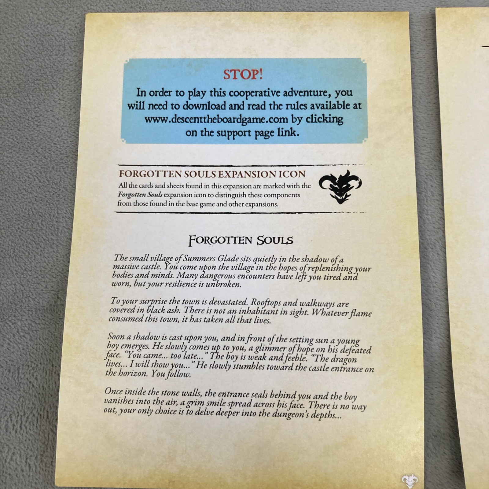 Forgotten Souls (Descent Journeys In The Dark Second Edition Expansion Pack)