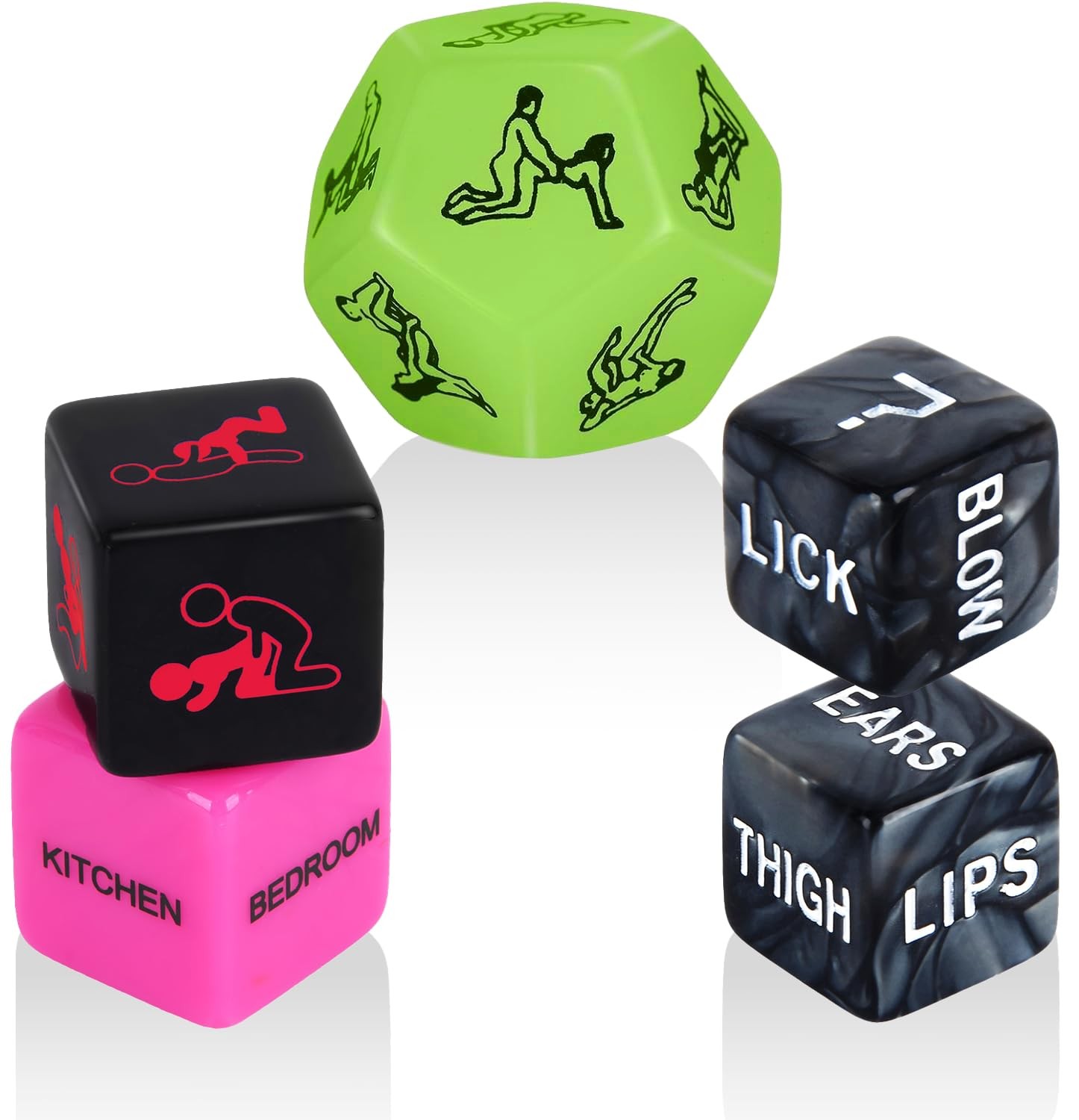 Sex Dice Set, Sex Game Positon Dice Adult Dice Game for Date Night Positions …