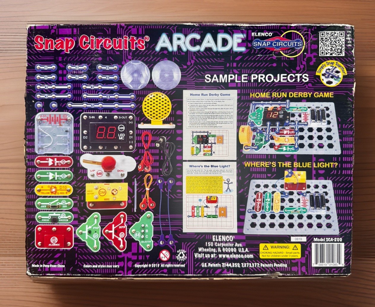 Elenco Snap Circuits Arcade Electronics Exploration Kit SCA200 STEM Toy Complete
