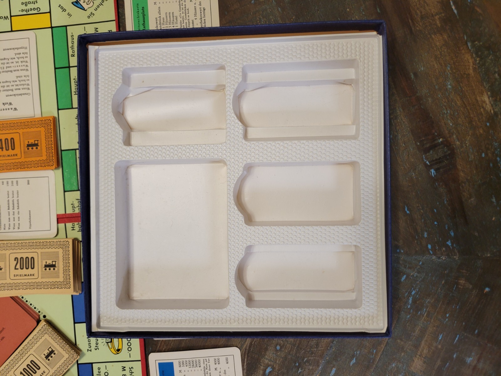 Monopoly Rare German Import 1961 Comp Amazing Condition Wood Pcs Spiele Schmidt