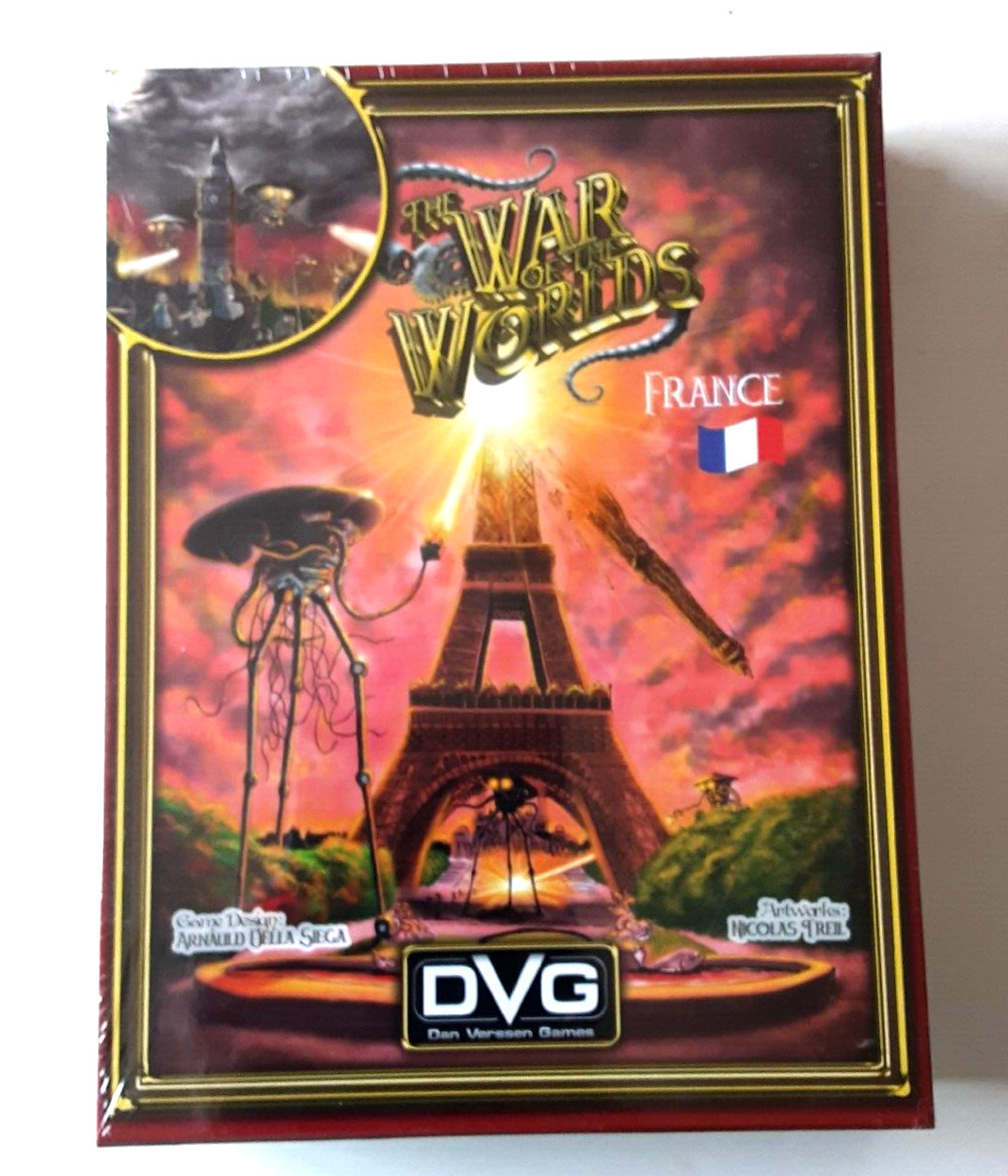 DVG War of the Worlds France Solitaire Boardgame New in Shrink