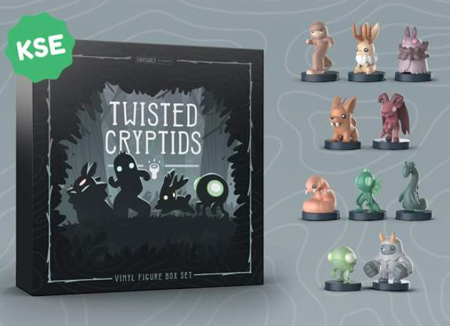 SEALED IN HAND Twisted Cryptids Vinyl Figure Box KICKSTARTER EXCLUSIVE Set