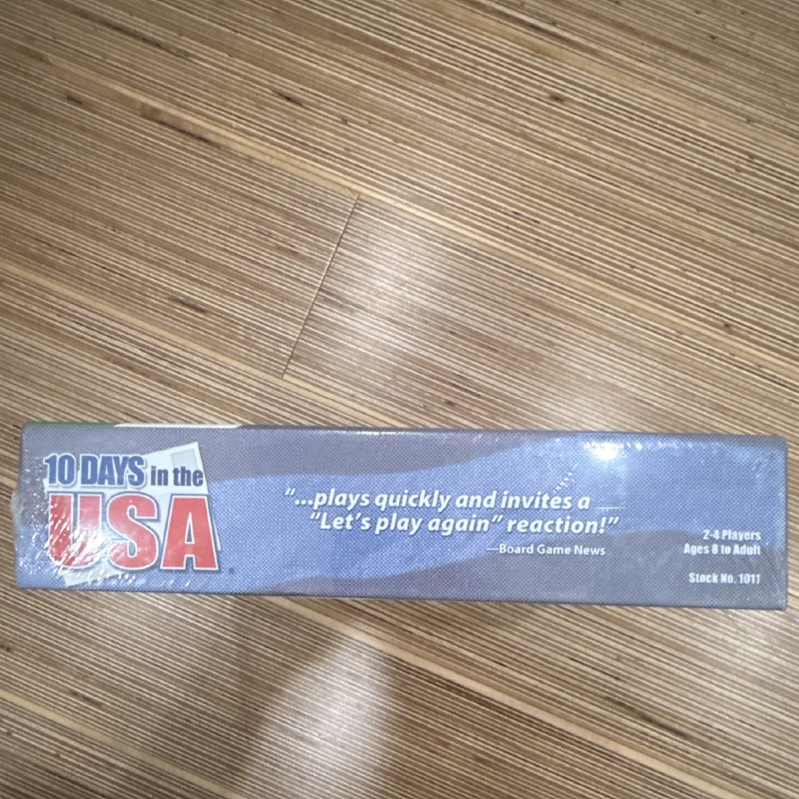 Out of the box 10 Days in the USA Award Winning Board Game Maps Ages 8+ 2-4