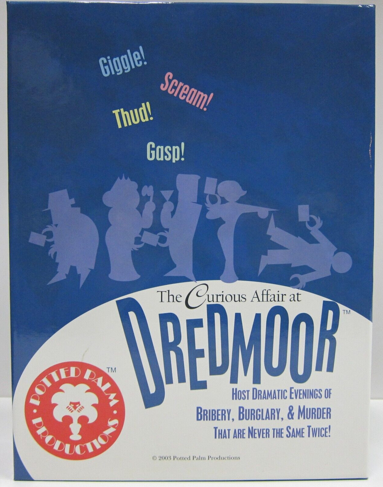 The Curious Affair at Dredmoor Mystery Party Game (Clue Style Dinner Party Game)