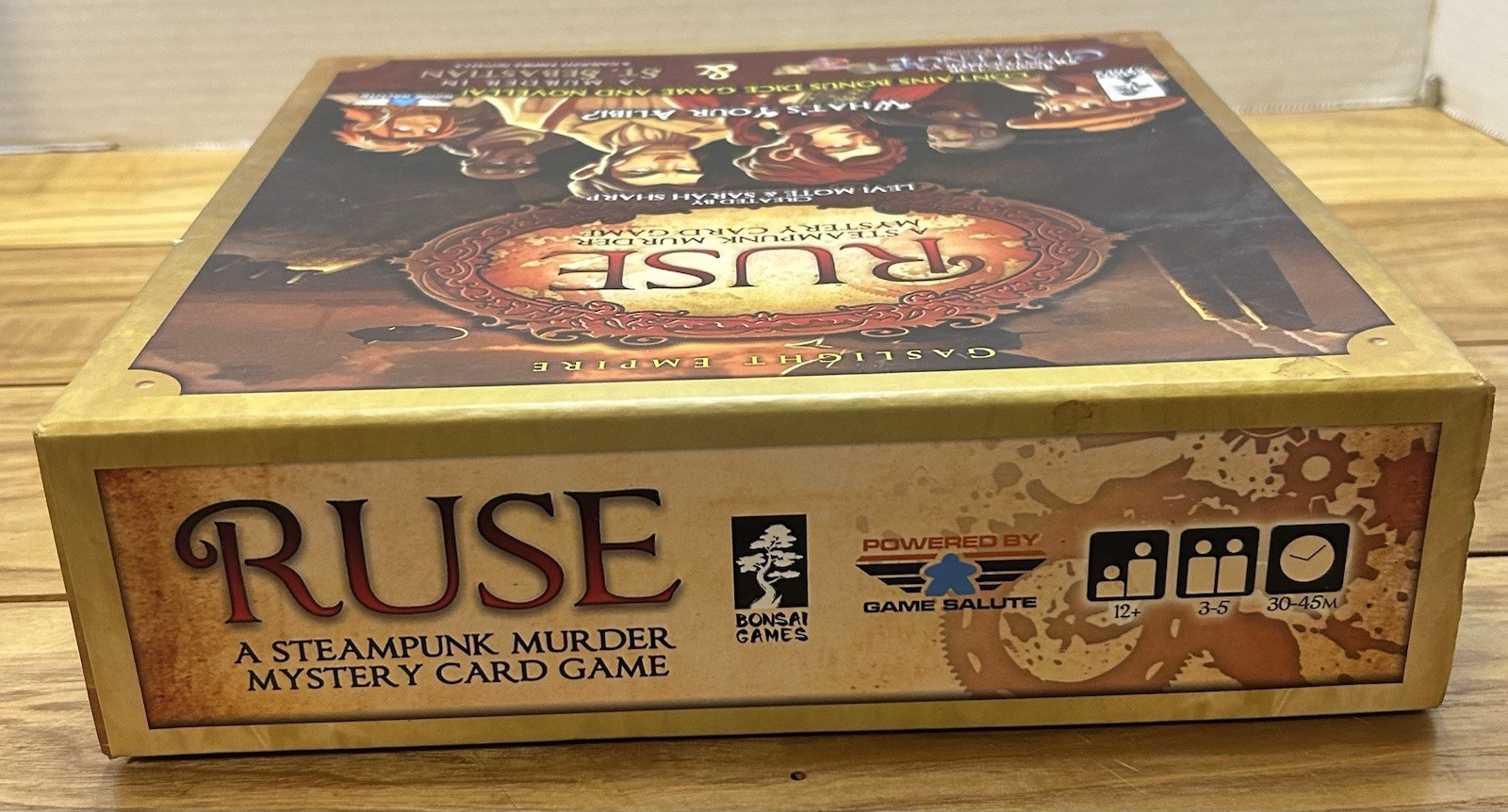 Ruse A Steampunk Murder Mystery Card Game COMPLETE