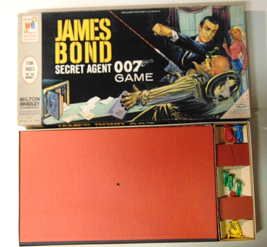 James Bond Secret Agent 007 Board Game Sean Connery 1964 Milton-Bradley