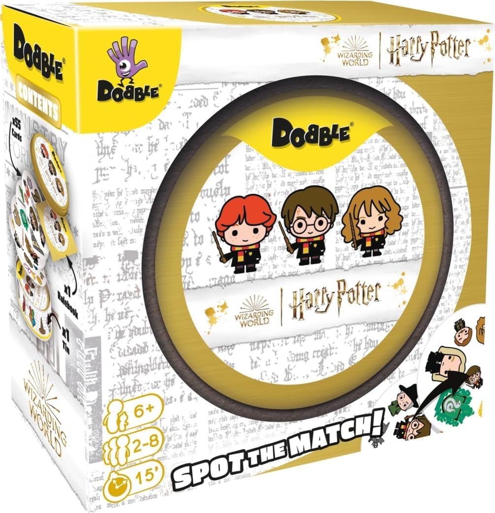 Asmodee Harry Potter Dobble Card Game – Ages 6+ (2-8 Players) – NEW