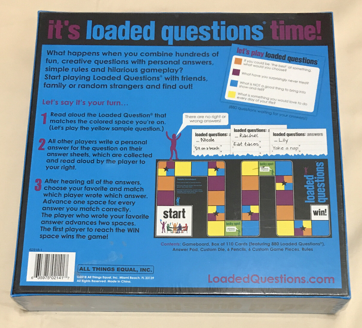 Loaded Questions Classic Family & Party Board Game Trivia 4-6 players New Sealed