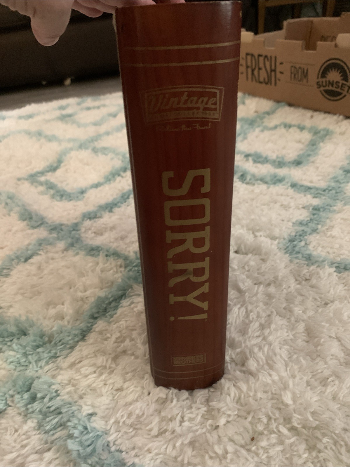Vintage Game Collection Sorry! Library Bookshelf Game Limited Edition See Pics