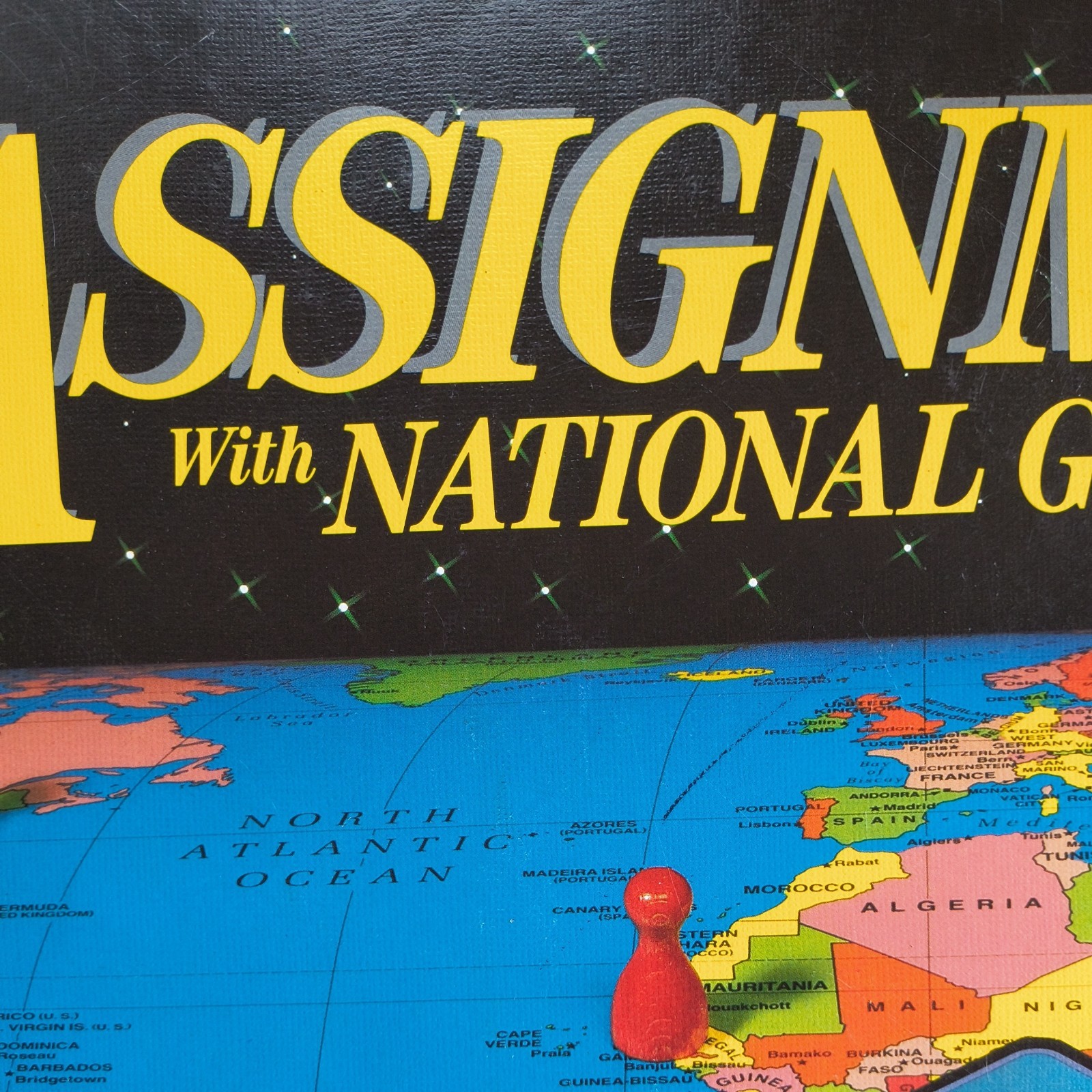 ON ASSIGNMENT WITH NATIONAL GEOGRAPHIC CLASSIC 90’S BOARD GAME! BRAND NEW Sealed