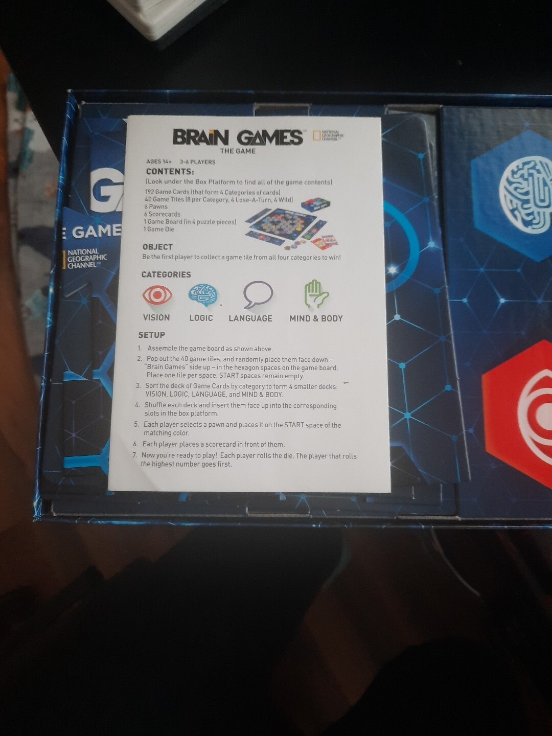Brain Games – The Game – Based on the Emmy Nominated National Geographic Channel