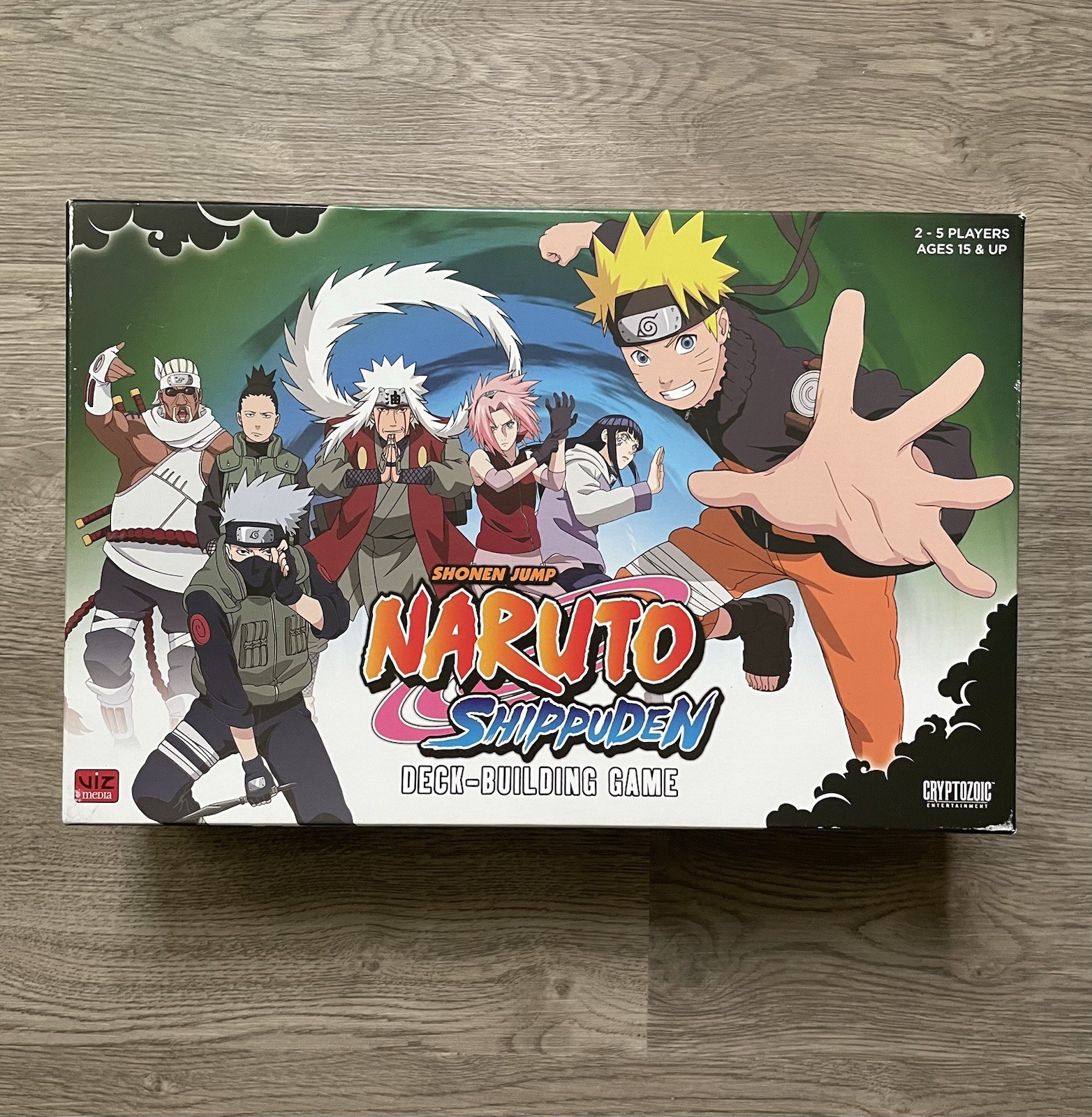 Naruto Shippuden Deck-Building Game by Cryptozoic (Incomplete, Missing 2 Cards)