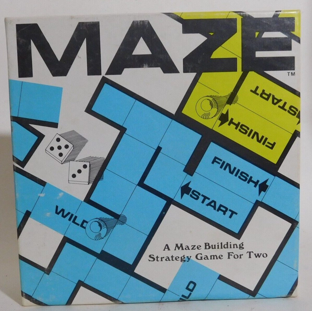 MAZE Building Strategy Game For Two 1983 VTG Puzzle Game NOS Open Box