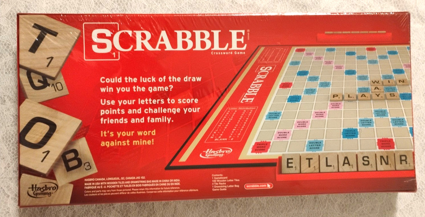 New & Sealed Scrabble Game 2013 USA Hasbro