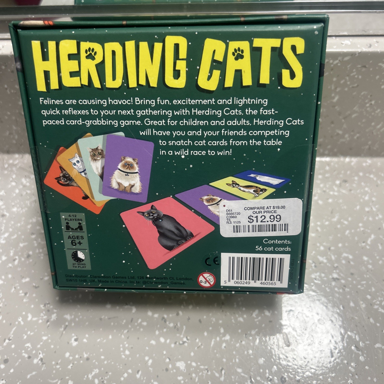 Herding Cats Card Game “100-Meow-an-Hour” Fast & Fun 20 Min to Play Ages 6+