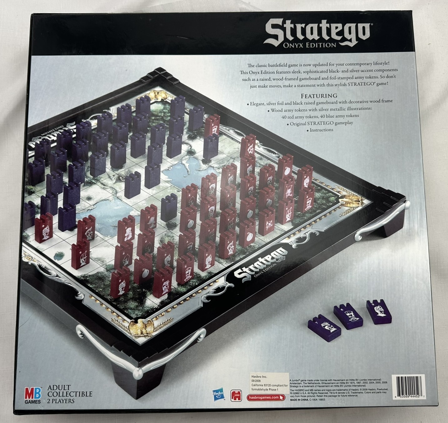 2009 Stratego Onyx Edition By Hasbro New Old Stock Pieces Sealed FREE SHIPPING