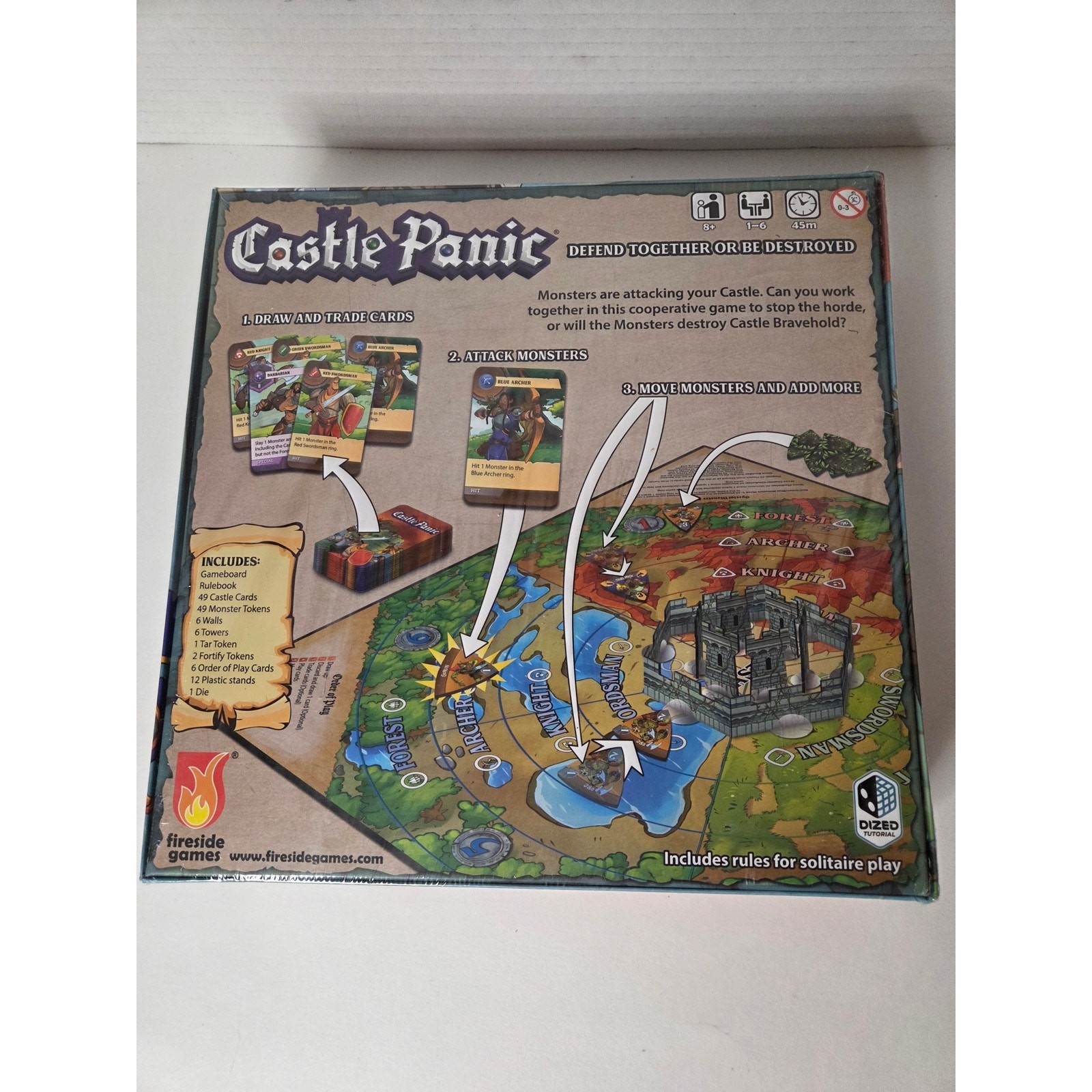 Castle Panic Board Game – Second Edition, Fourth Printing – NEW & SEALED!