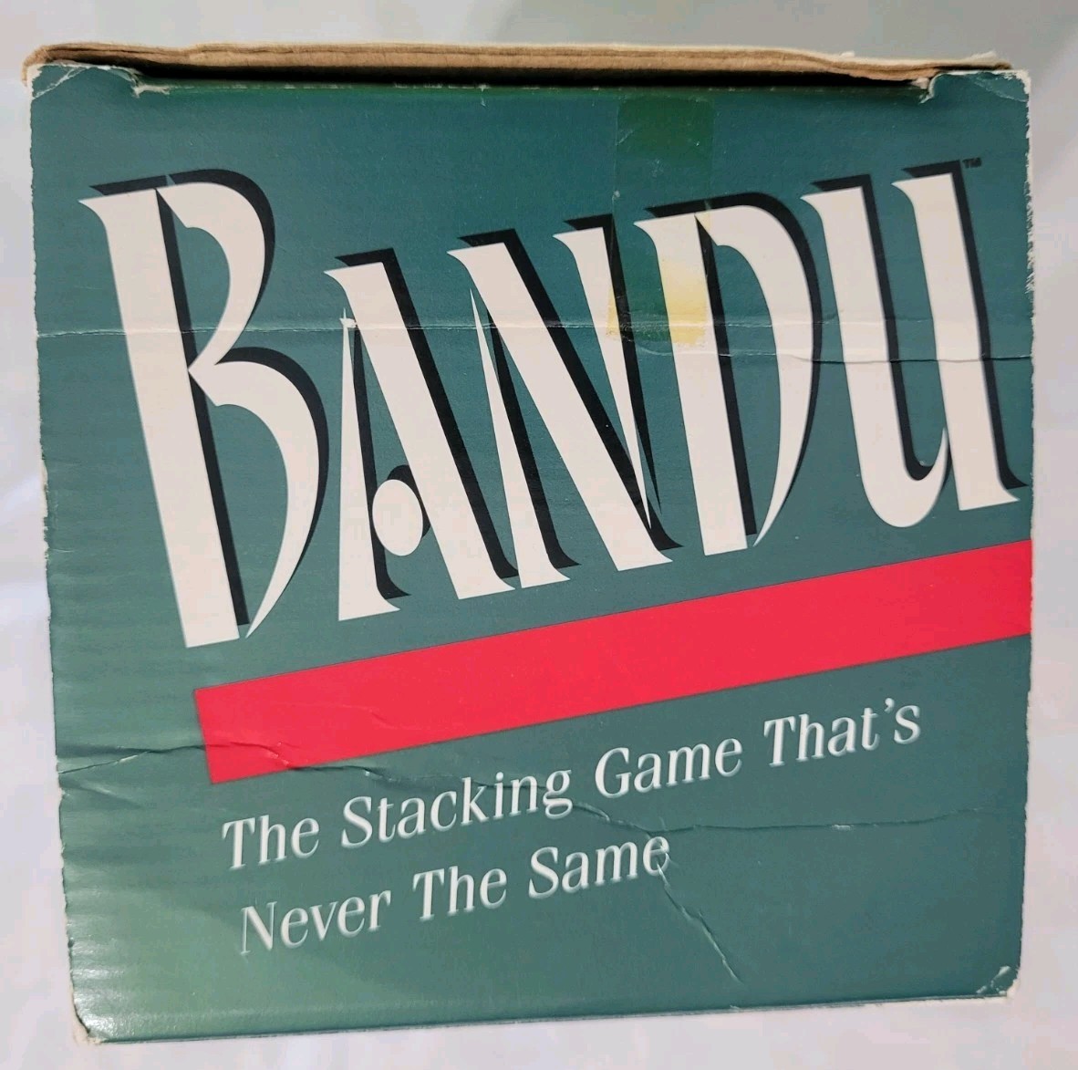 Bandu Stacking Game Hardwood Pieces 1993 Milton Bradley Missing 1 WoodPiece READ