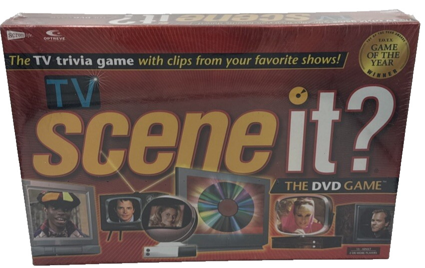 Scene It TV Edition DVD Game 2005 Sealed Screenlife Trivia Board Game