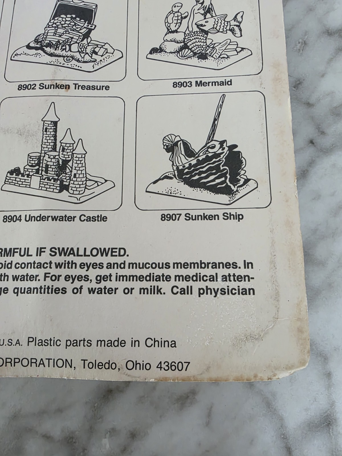 Vintage 1988 Avalon Magic Rocks Kit #8903 Mermaid Figurine Sealed NOS Craft…