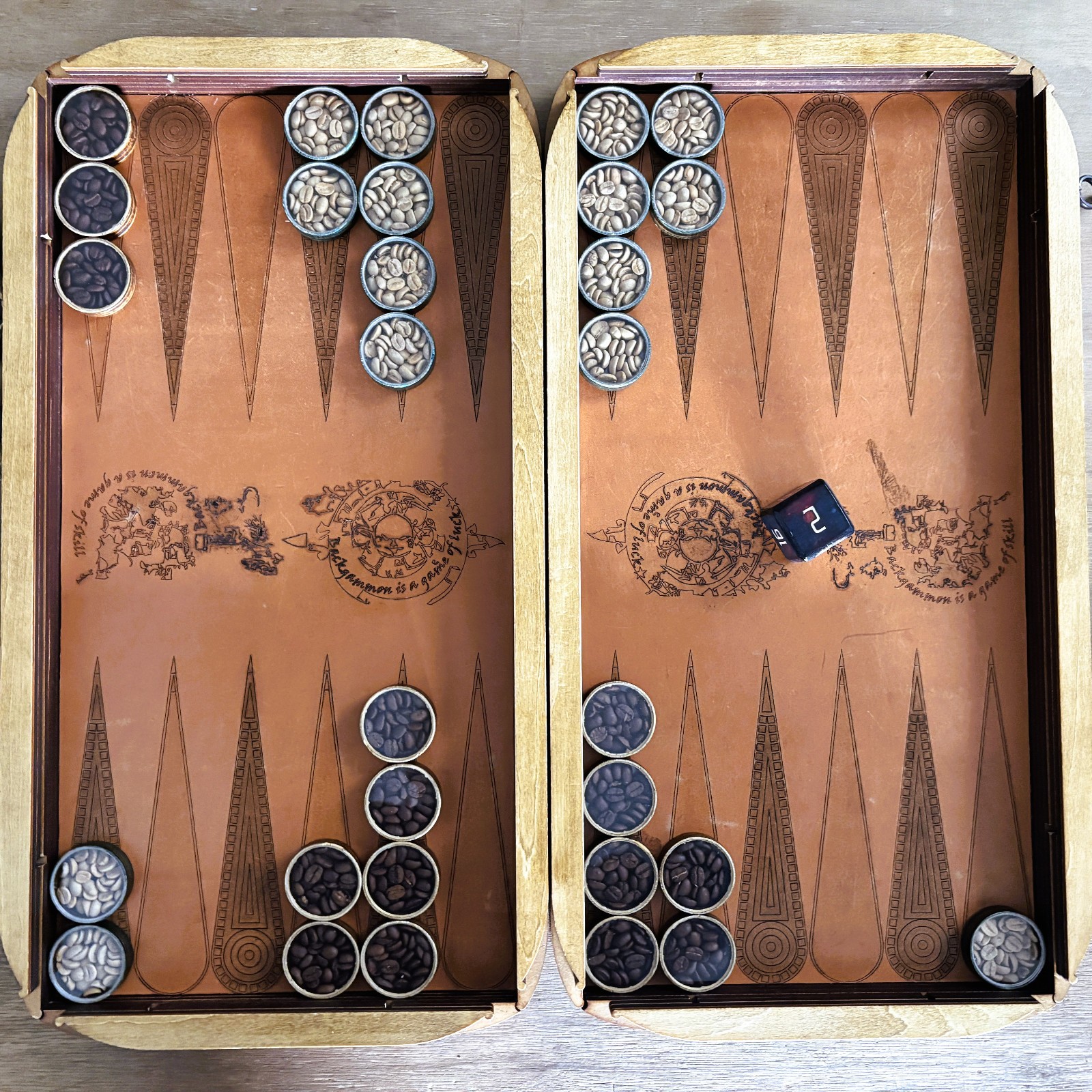 Stellar Sanctuary – Twilight’s Sacred Space – Backgammon Doubling Cube 36mm
