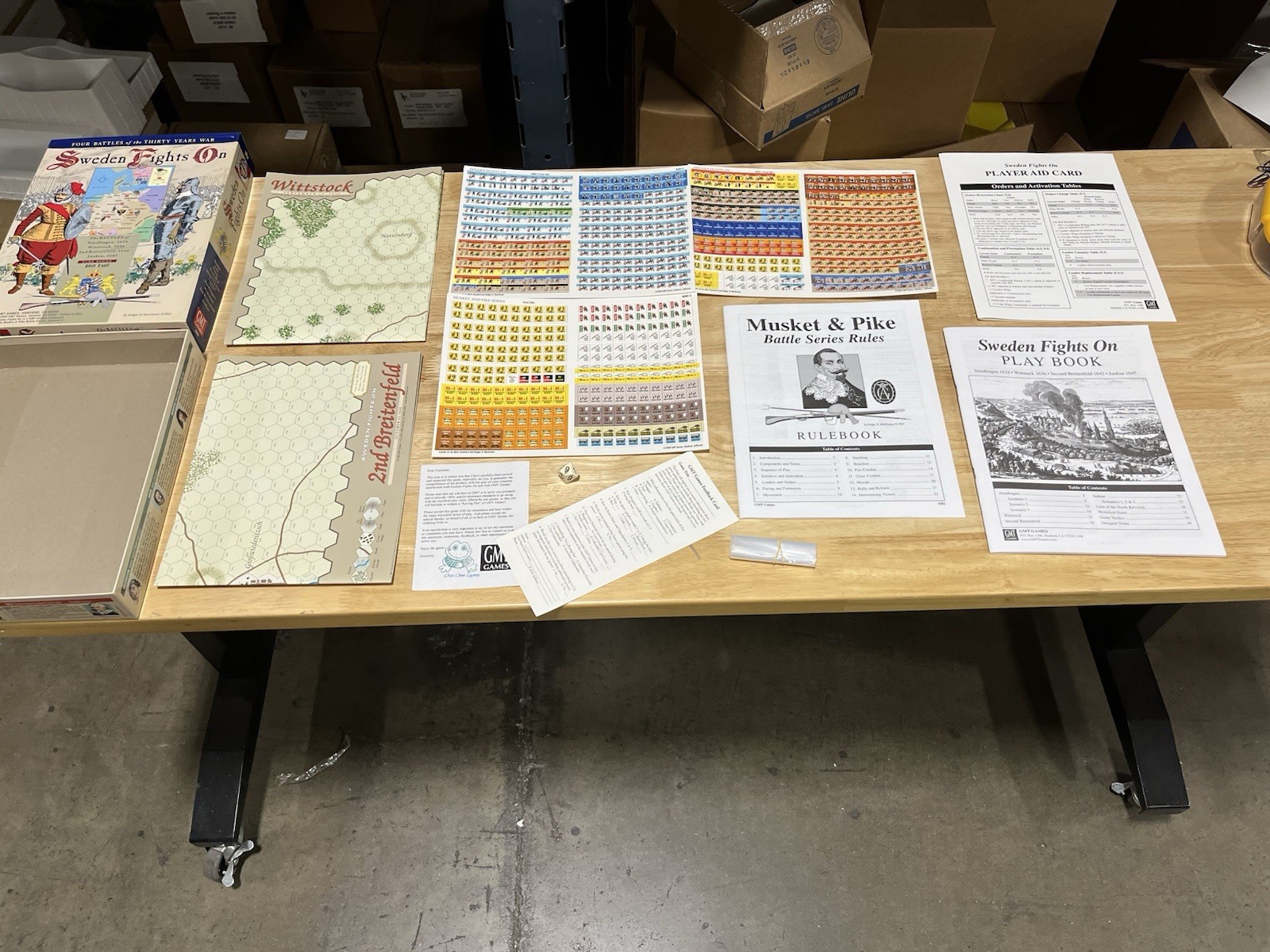 Sweden Fights On. GMT Games. open box /complete.