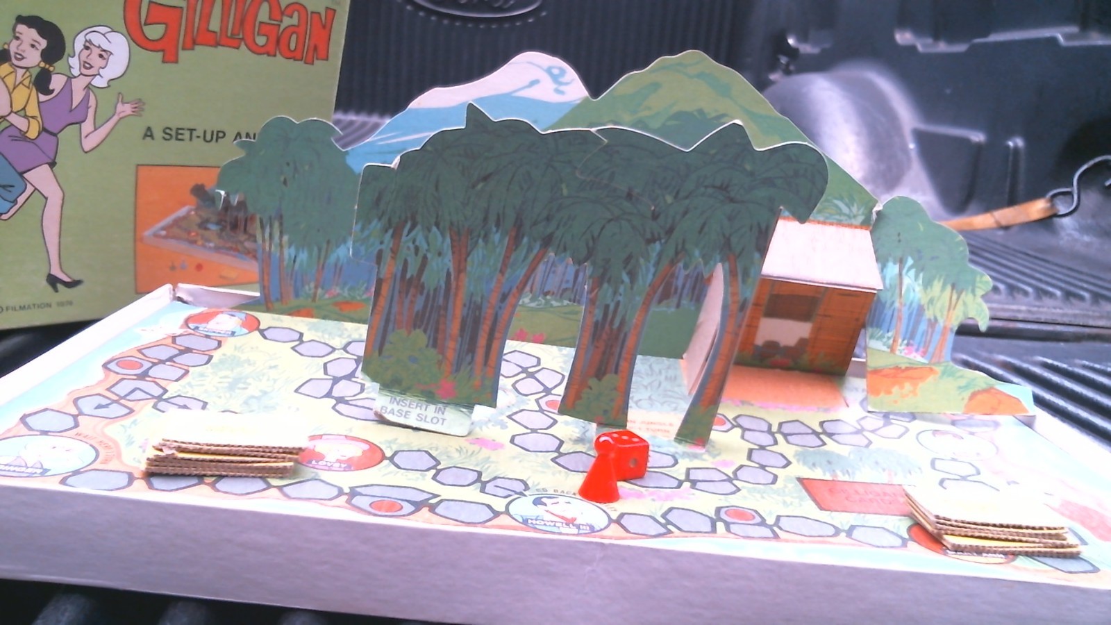 Milton Bradley Gilligan Island Board Game Filmation 1974