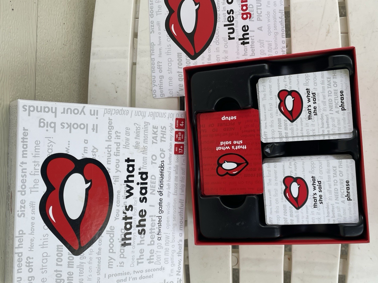 That’s What She Said A Twisted Game Of Innuendos Hilarious Adult Party Game!