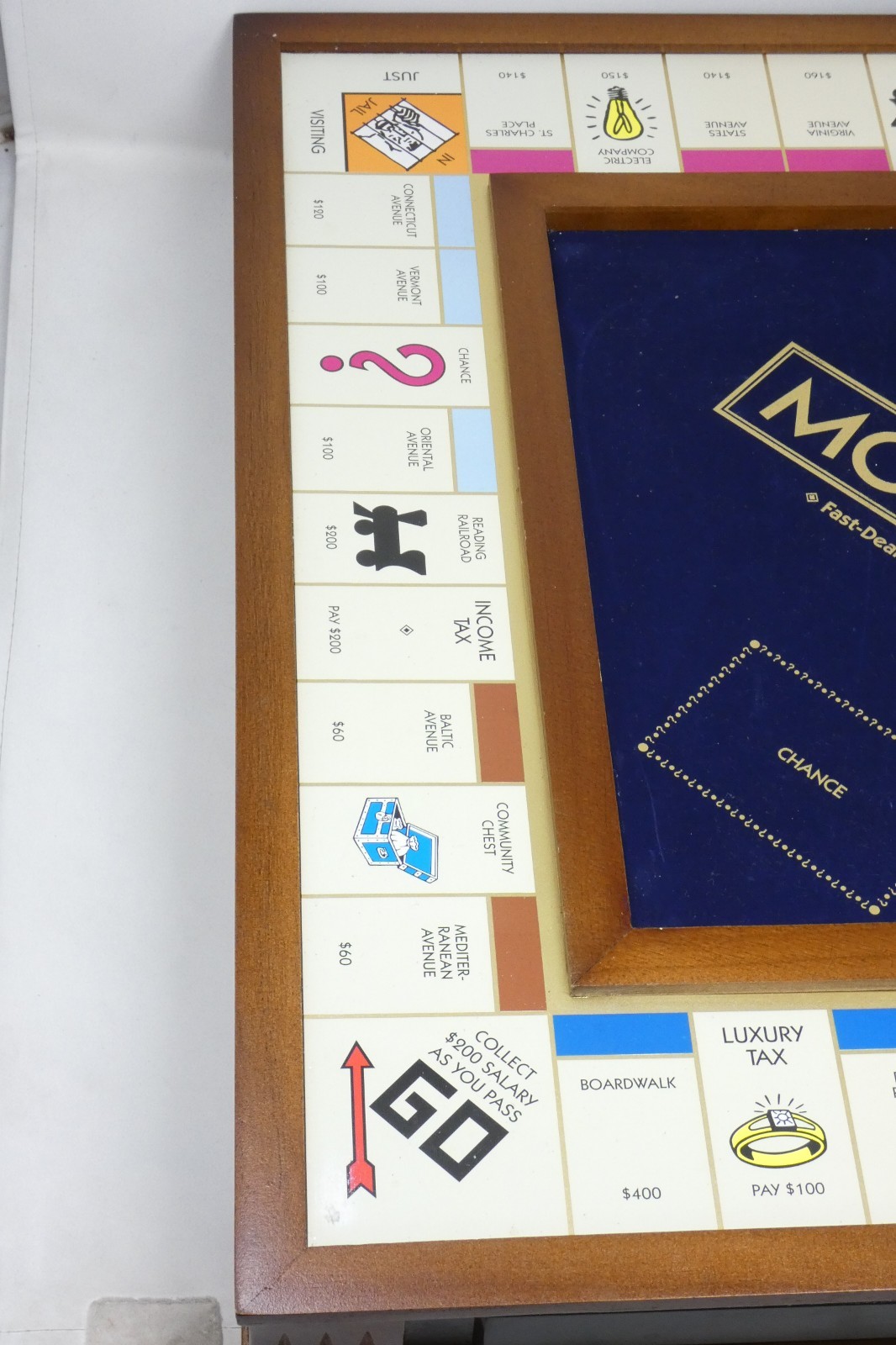 Monopoly Luxury Edition Adult Collectible Wooden Cabinet (Open Box: READ Full)