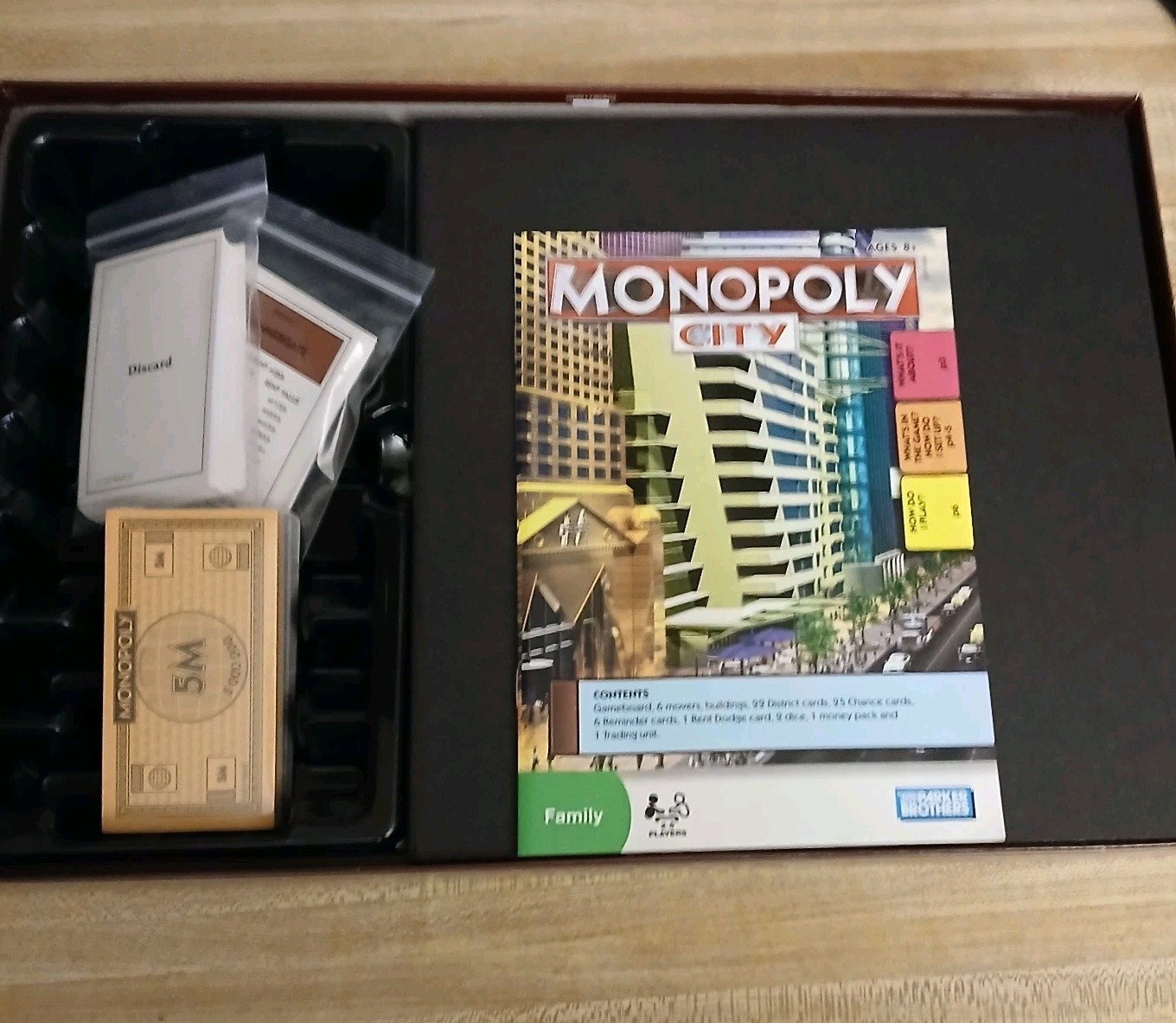 Monopoly City Edition 100% COMPLETE, New [Open Box. Unused] Hasbro 3D Buildings