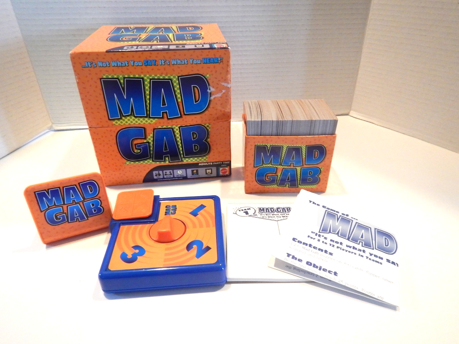 VINTAGE Mad Gab Game COMPLETE Patch Products 2005 Party Game