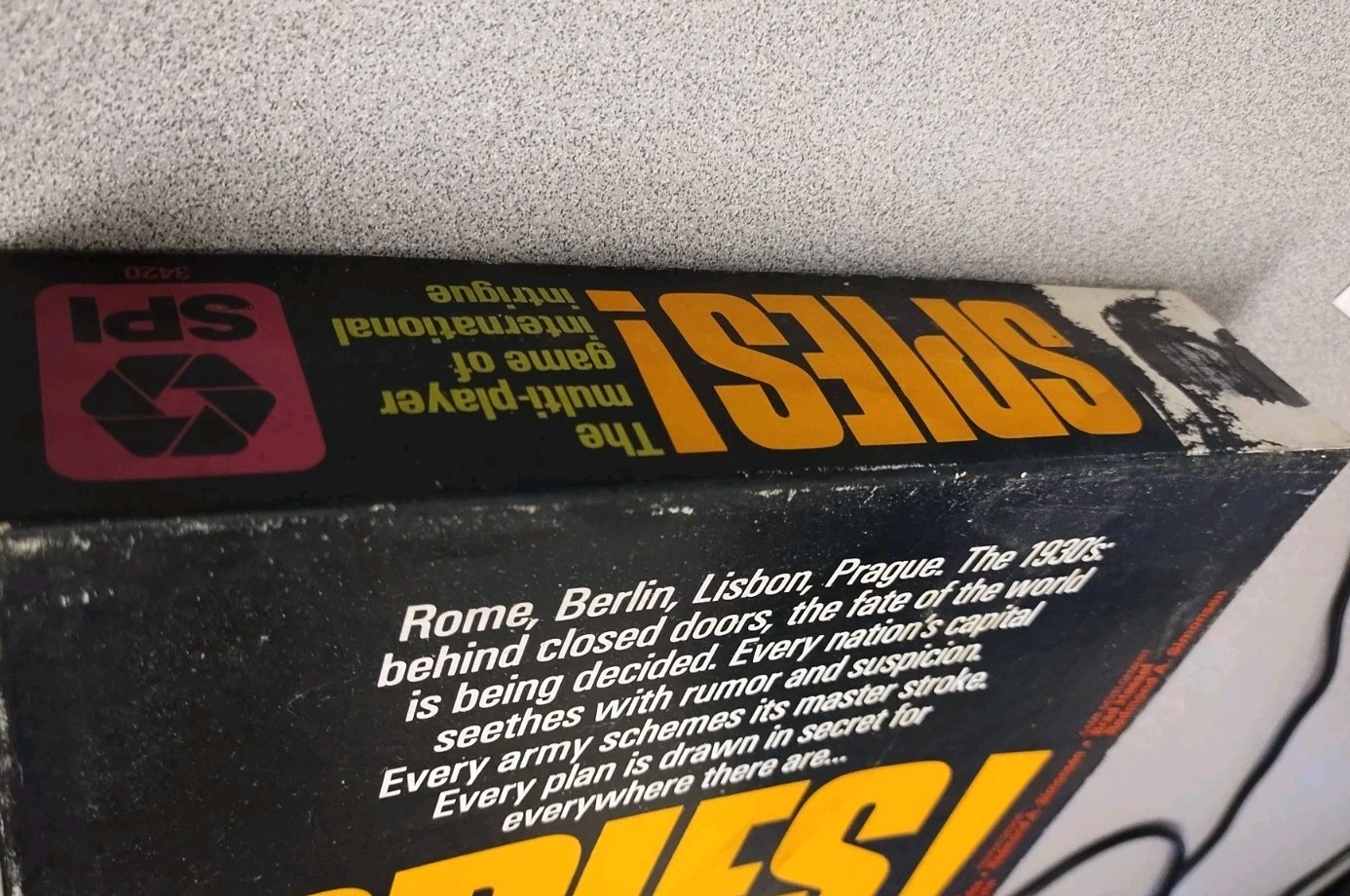 1981 SPI Spies! The Multi-player Game of WW2 International Intrigue Complete