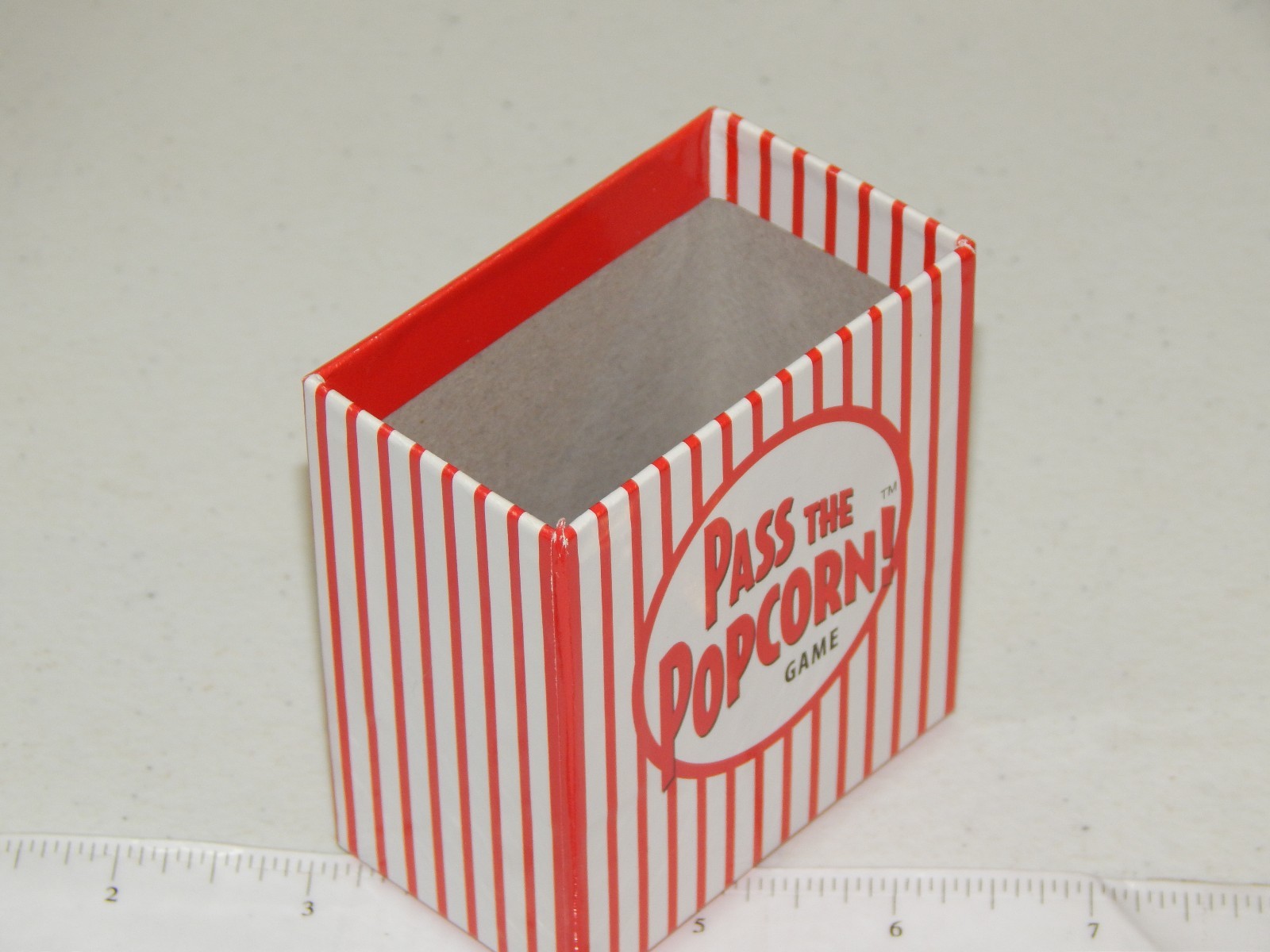 2009 Pass the Popcorn Board Game Replacement Empty Card Box Holder Only