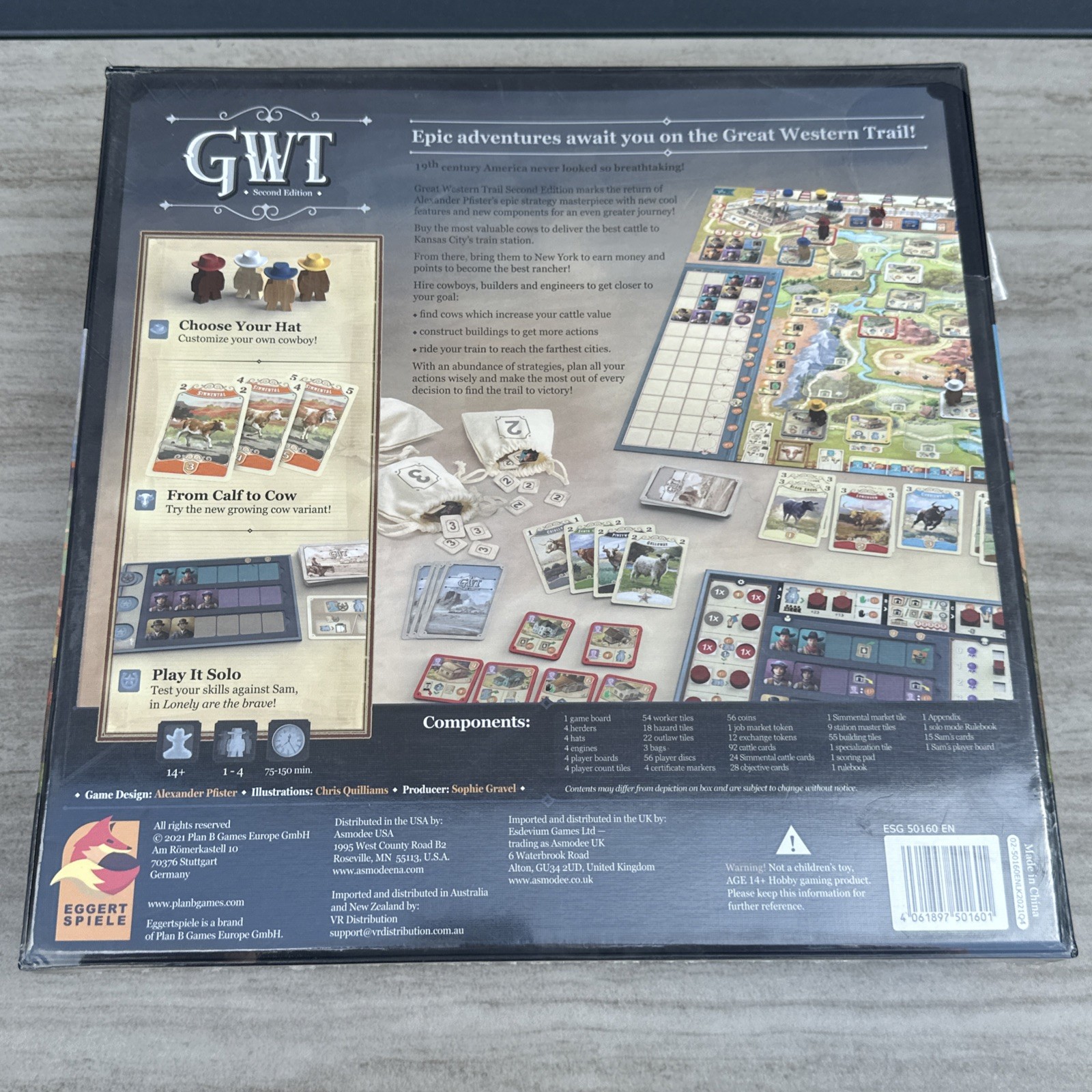 Lookout Games Great Western Trail Board Game