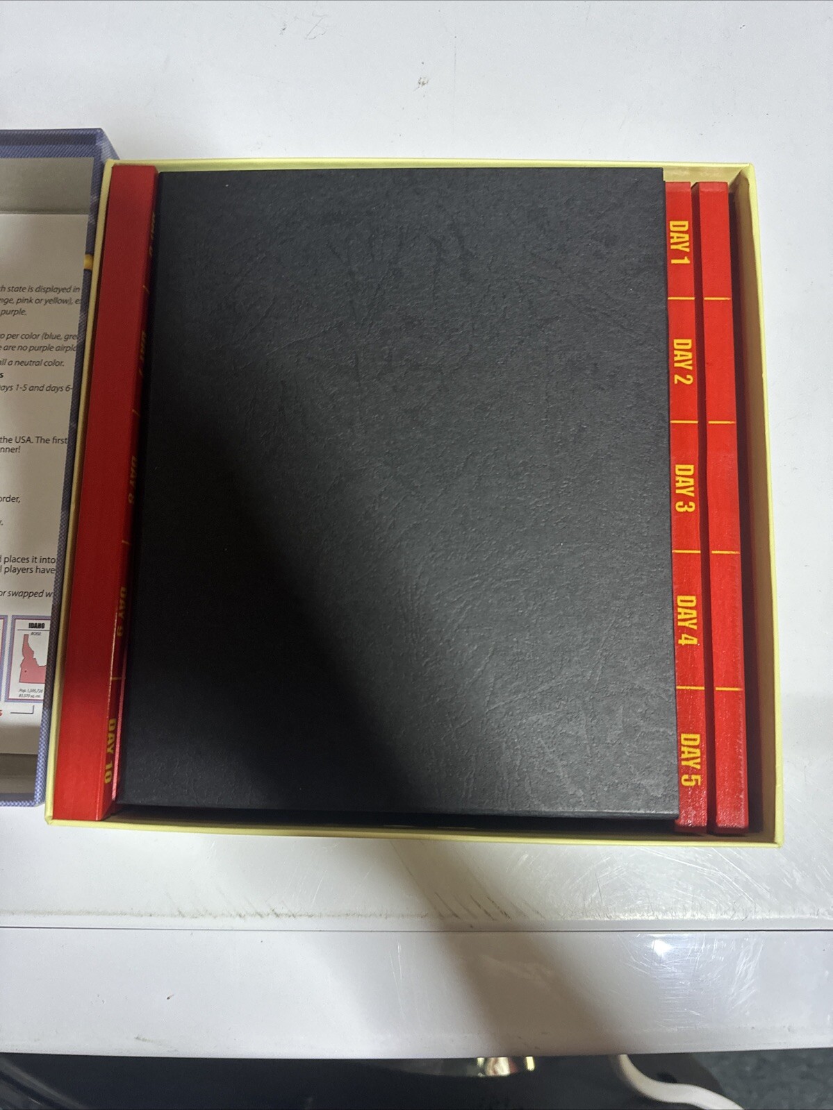 Vintage 10 Days In The USA (1st Ed) “Out Of The Box” Board Game Complete