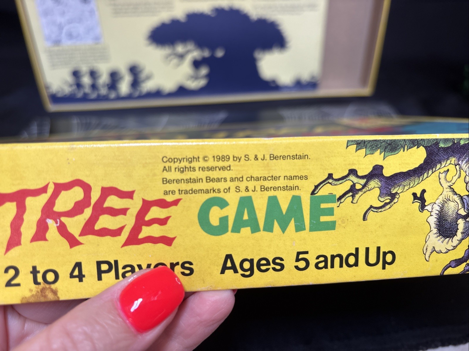 The Berenstain Bears: Spooky Old Tree Board Game 1989 COMPLETE