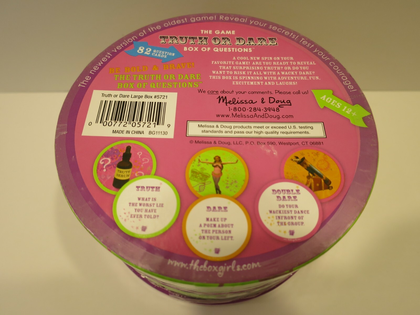 Box of Questions Truth or Dare Game Be Bold Be Brave Fun for Teens New Version