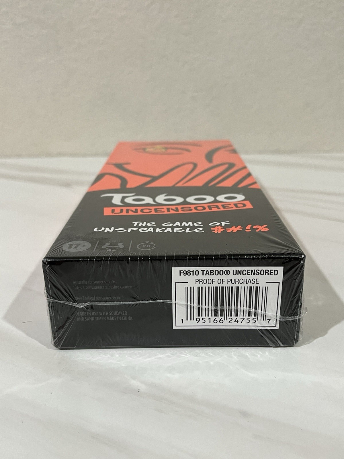 Hasbro Gaming Taboo Uncensored Board Game New