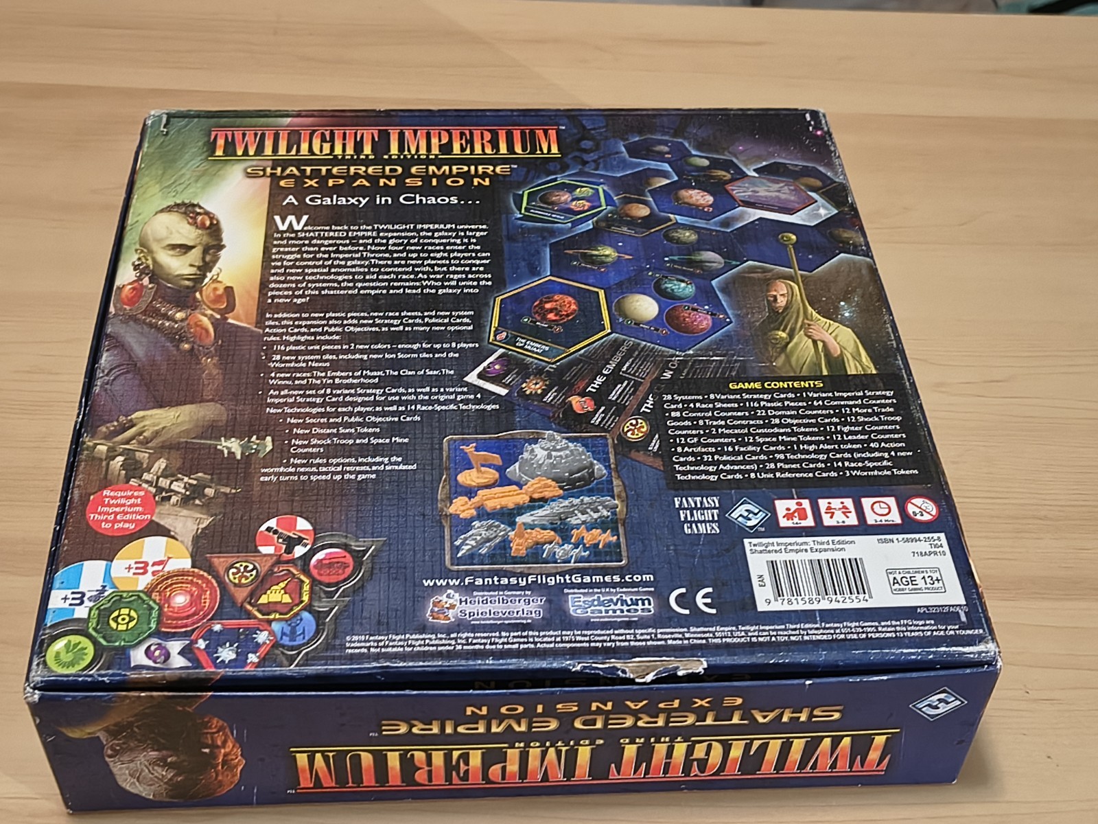 Twilight Imperium Third Edition Shattered Empire Expansion Missing A Few items