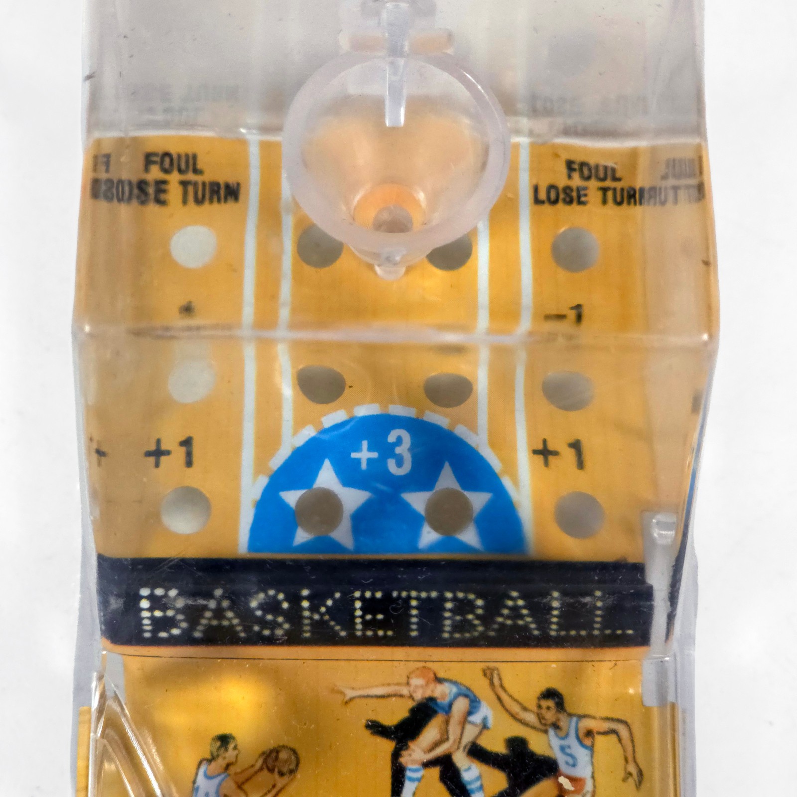 Plastic Basketball Pinball Game • Durham Industries • Hong Kong • Vintage 1975