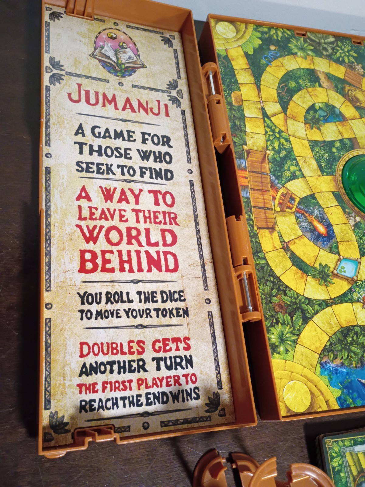 Jumanji Deluxe Electronic Board Game Spin Master 99% Complete Works Read