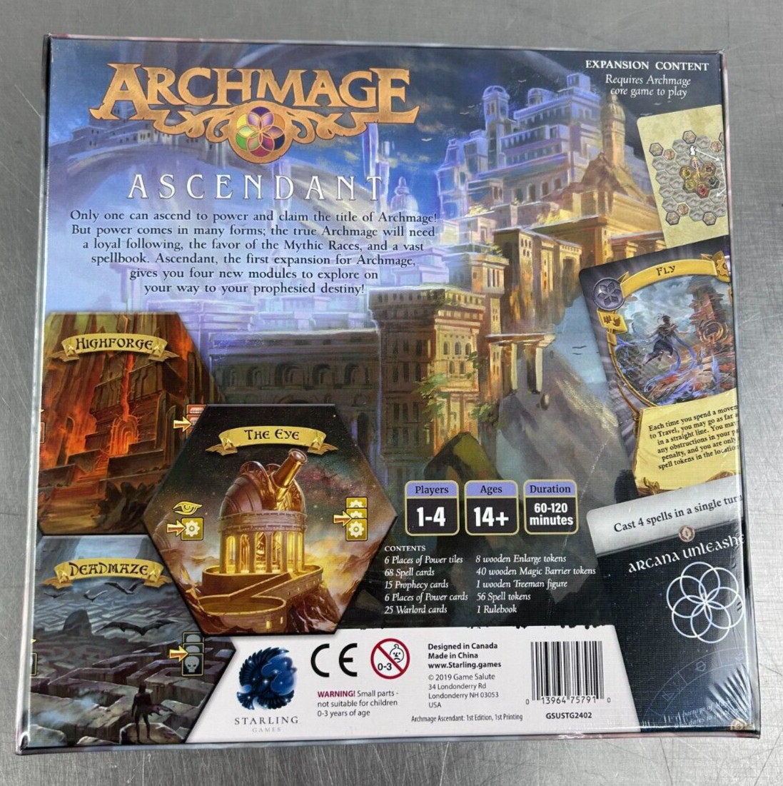 Starling Games – Archmage Ascendant Board Game Expansion NEW SEALED