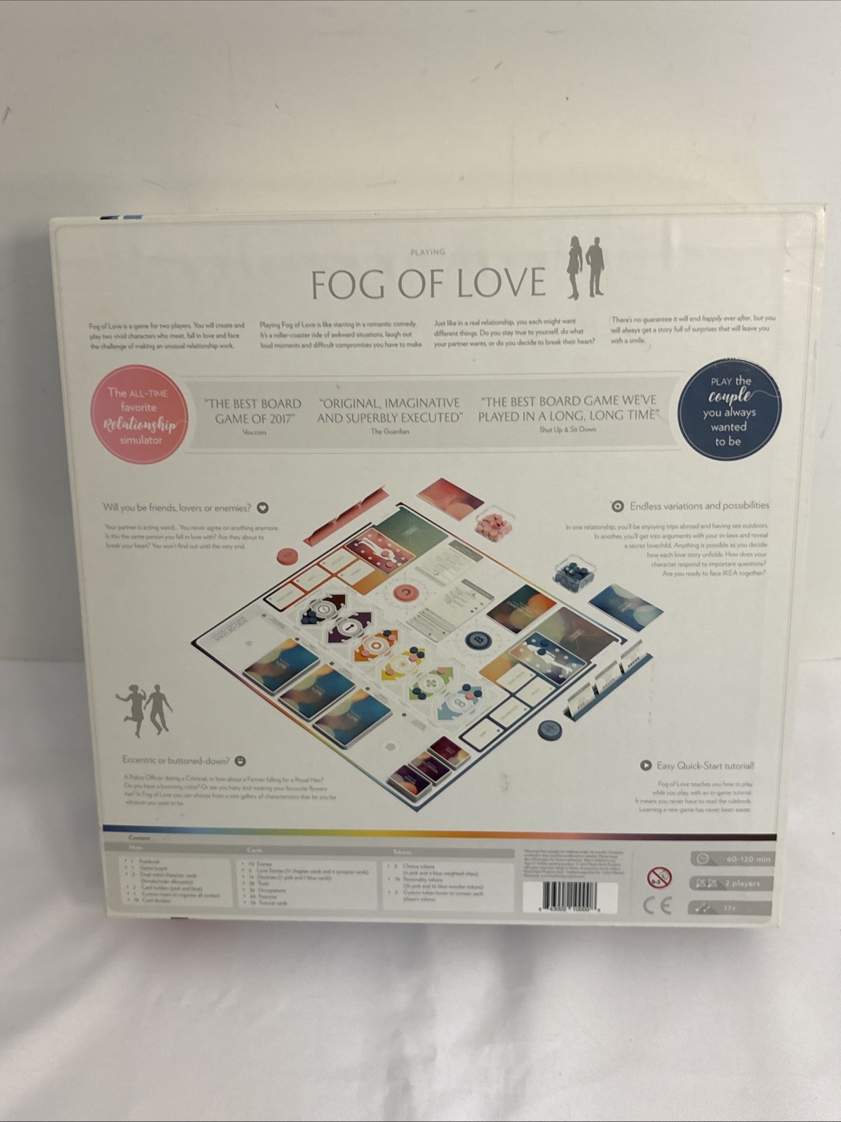 Fog of Love: Romantic Comedy As A Board Game By Jacob Jaskov 2018 Complete